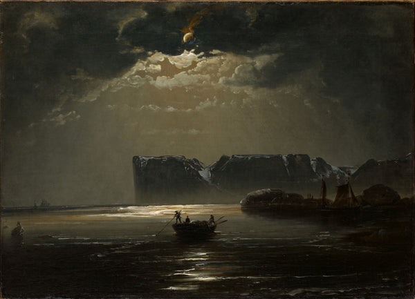 The North Cape by Moonlight