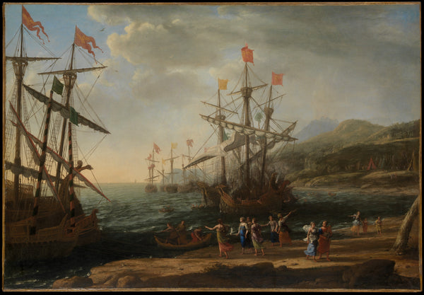 The Trojan Women Setting Fire to Their Fleet