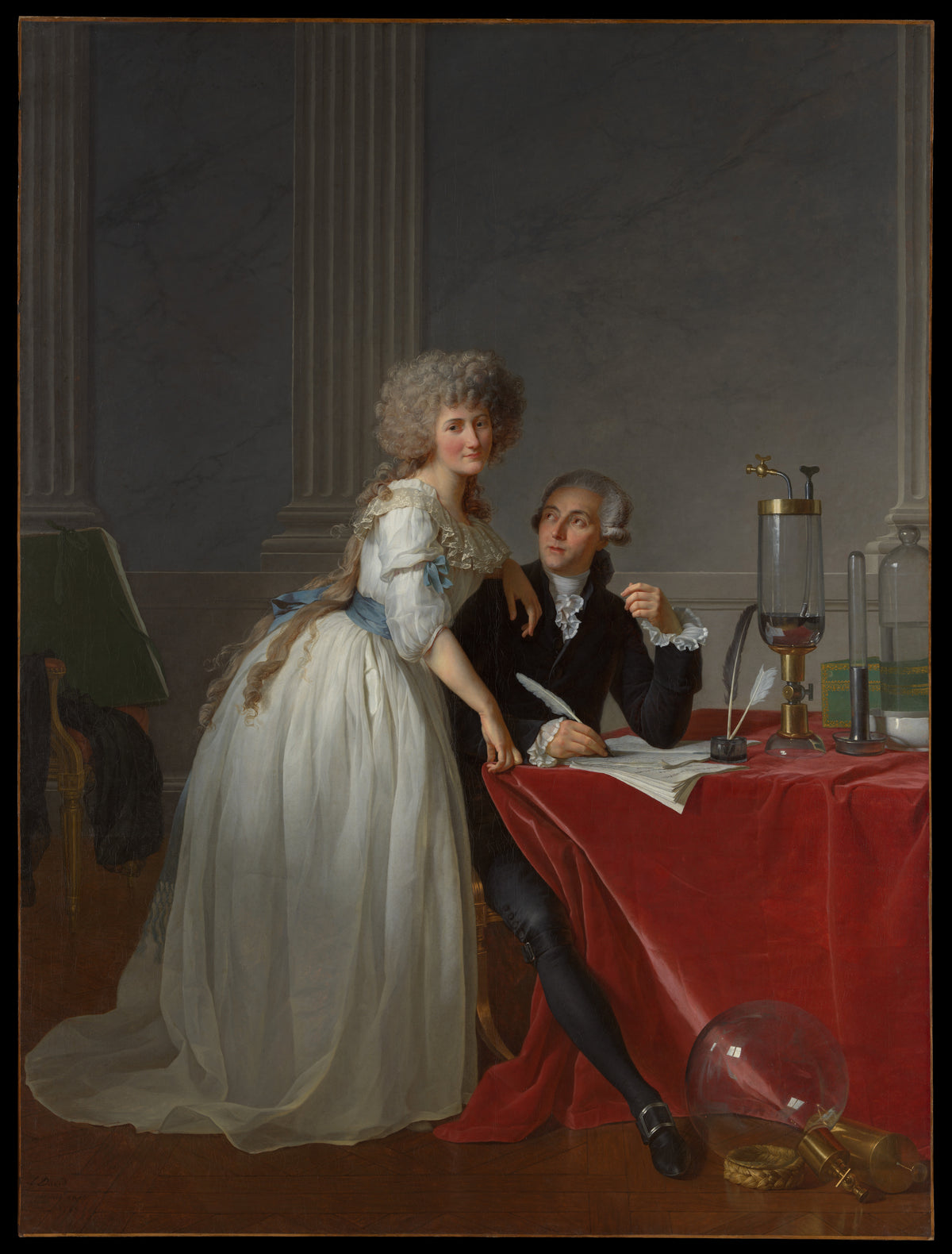 Antoine Laurent Lavoisier and Marie Anne Lavoisier
