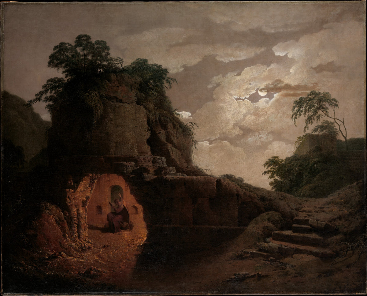 Virgil's Tomb by Moonlight